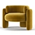 Cozy Comfort Embrace Armchair 3D model small image 4