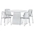 Circula Blu Dot Dining Table: Sleek and Stylish 3D model small image 4