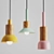 Scandinavian Pendant Lamp: Mavrina by Anzazo 3D model small image 4