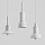 Scandinavian Pendant Lamp: Mavrina by Anzazo 3D model small image 8