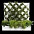 Vertical Garden Partition Set  Ivy 02 3D model small image 3