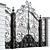 Title: Elegant Classic Gates 3D model small image 2