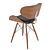Sleek Gerald Black Chair 3D model small image 9