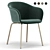 Elegant Elefy Dining Chair: Comfort, Style, Quality 3D model small image 1