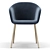 Elegant Elefy Dining Chair: Comfort, Style, Quality 3D model small image 3