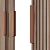 Ethnic Sliding Partition: Elegant and Versatile 3D model small image 3