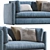 Hackney 2-Seater Sofa by HAY 3D model small image 4