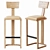 NKT Stool | Vintage-Inspired T Design 3D model small image 1