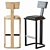 NKT Stool | Vintage-Inspired T Design 3D model small image 2