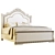 Regal Bliss Queen Sleigh Bed 3D model small image 4