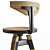 Sleek Turbo Stool 3D model small image 4