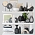 Stylish Decorative Shelves 3D model small image 1