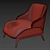 Elegant Brigid Armchair: Timeless Comfort 3D model small image 3