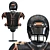 Ultimate Gridiron Gear: American Football Helmet & Protection 3D model small image 1