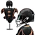 Ultimate Gridiron Gear: American Football Helmet & Protection 3D model small image 2