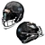 Ultimate Gridiron Gear: American Football Helmet & Protection 3D model small image 3