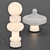 Title: Chess-inspired Lamps: Fontana Arte RE and REGINA 3D model small image 3