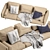 Luxurious Soft Dream Sofa by Flexform 3D model small image 8