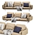 Luxurious Soft Dream Sofa by Flexform 3D model small image 11
