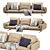 Luxurious Soft Dream Sofa by Flexform 3D model small image 18