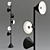 Elegant Areti Vertical Floor Lamp 3D model small image 1