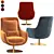 Elegant Elba Armchair: Stylish and Comfortable 3D model small image 3