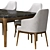 Poliform Sophie Armchair & Henry Table Set 3D model small image 2