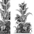 Outdoor Greenery Set - Garden Set 90 3D model small image 7