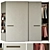 Modern Corner Wardrobe with Stylish Design 3D model small image 1