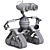 Smart Student Wall-E Robot 3D model small image 5