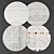 Modern Round Rugs Collection 3D model small image 1