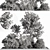 Versatile Garden Set: Bush and Tree Collection 3D model small image 6