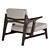 Contemporary OKHA MILES Armchair 3D model small image 2