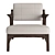 Contemporary OKHA MILES Armchair 3D model small image 4