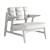 Contemporary OKHA MILES Armchair 3D model small image 5