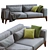 Porada Sofa Fellow: Contemporary Comfort 3D model small image 1