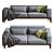 Porada Sofa Fellow: Contemporary Comfort 3D model small image 6