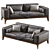 Elegant Leather Sofa by Porada 3D model small image 2