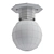 Sleek Flush Mount Globe Light 3D model small image 2