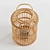 Coastal Haven Rattan Lantern 3D model small image 2