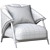 Modern Forward Armchair 3D model small image 6