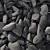 Smooth Splinter Pebble Decor Road 3D model small image 4