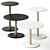 Sleek Coffee Tables Set 3D model small image 1