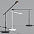  Sleek Carbon Table Lamp 3D model small image 1