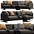 Sleek Ditre Italia Skin Sofa 3D model small image 4