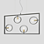 Industrial Loft Pendant Light 3D model small image 1