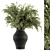 Green Oasis: Big Bush in Vase 3D model small image 1