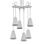 Elegant Vail 6-Light Chandelier 3D model small image 2