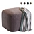 Comfy Fitz Pouf - Stylish & Functional 3D model small image 1