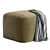 Comfy Fitz Pouf - Stylish & Functional 3D model small image 3